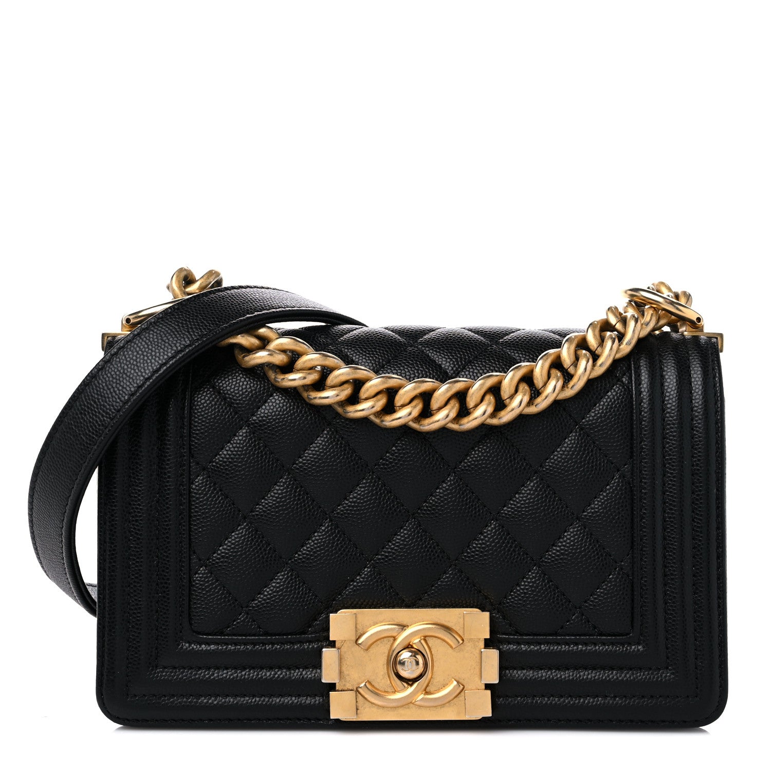 Chanel Caviar Quilted Small Boy Flap Black 1 of 10