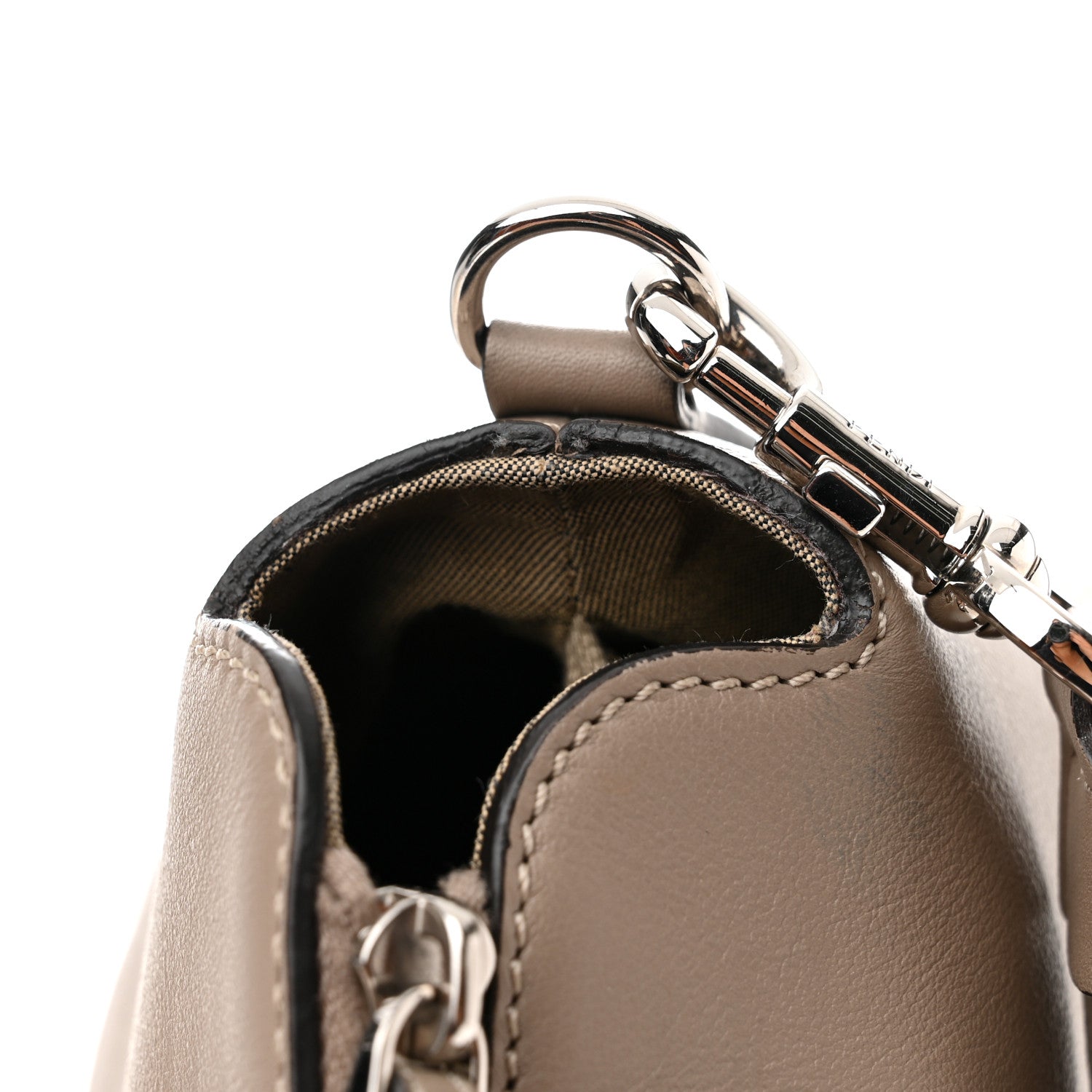 Fendi Vitello Dolce Medium By The Way Boston Bag Tortora 15 of 16