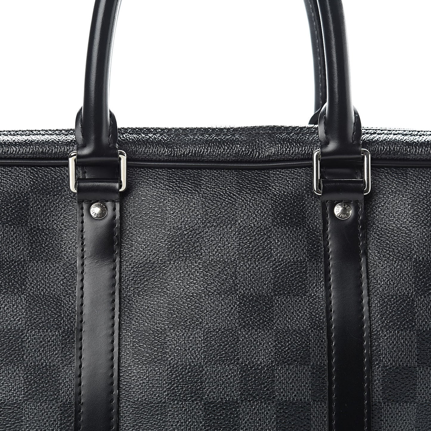 Damier Graphite Porte-Documents Voyage
