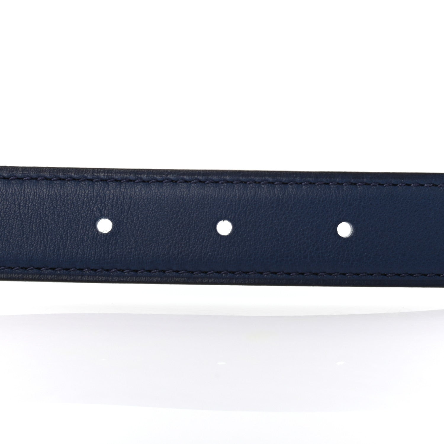 Hermes Swift Epsom 24mm H Belt 80 Bleu Saphir Bleu Brume 4 of 5