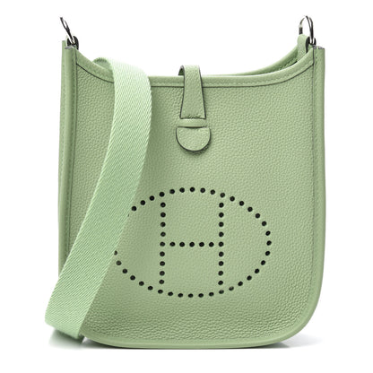 Hermes Taurillon Maurice Evelyne TPM Vert Criquet 1 of 9