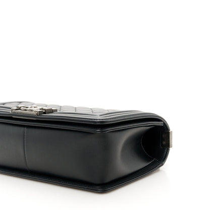 Chanel Calfskin Quilted Medium Boy Flap Black 10 of 11