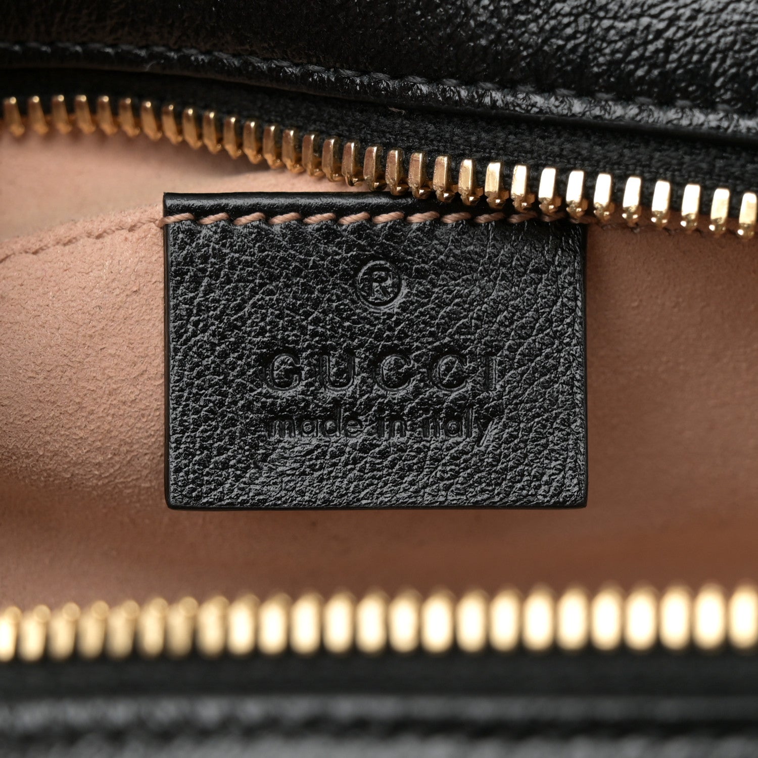 Gucci Monogram Matelasse Diagonal Small GG Marmont Chain Shoulder Bag Beige Black 6 of 13