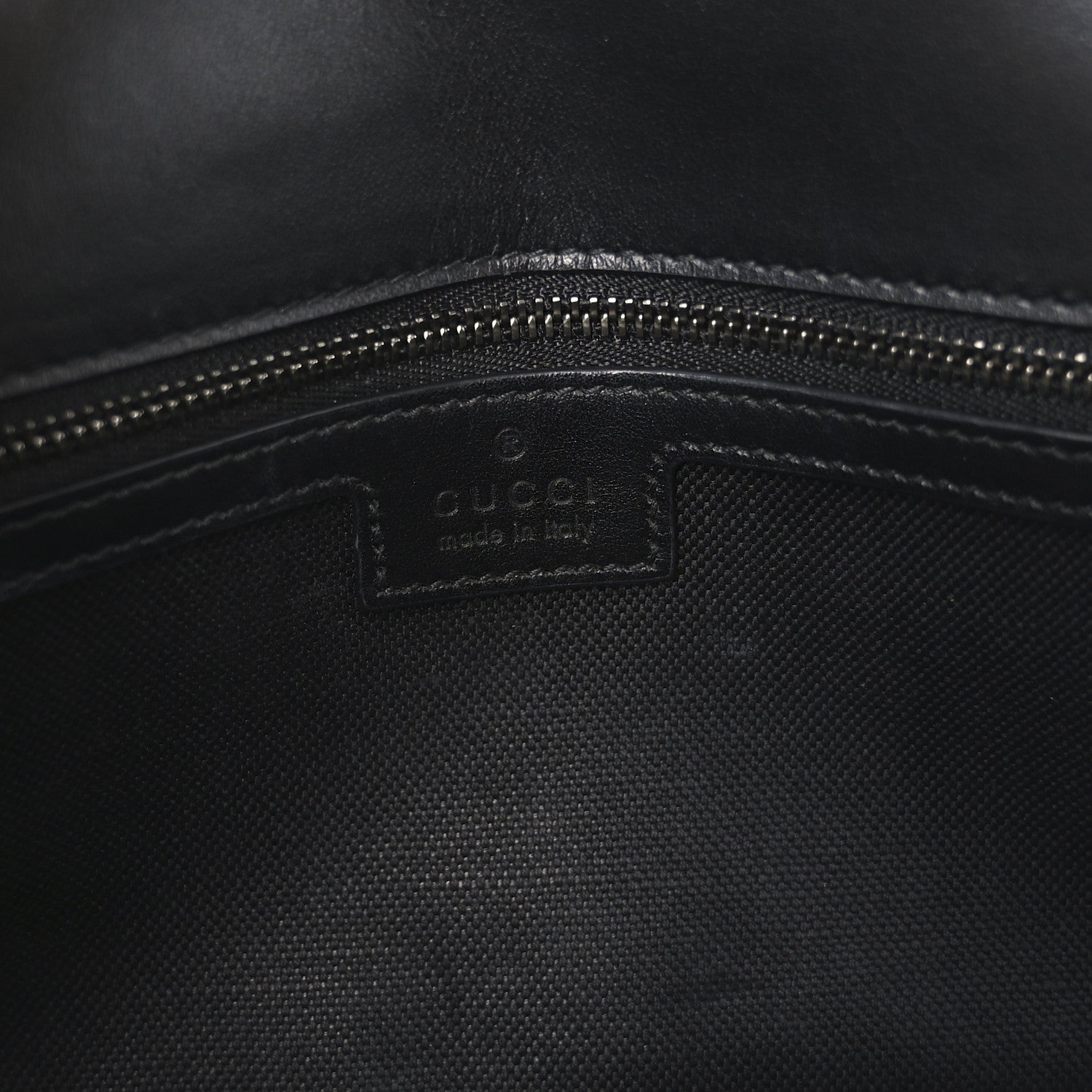 Gucci Calfskin Matelasse Monochrome Small GG Marmont Shoulder Bag Black 6 of 9