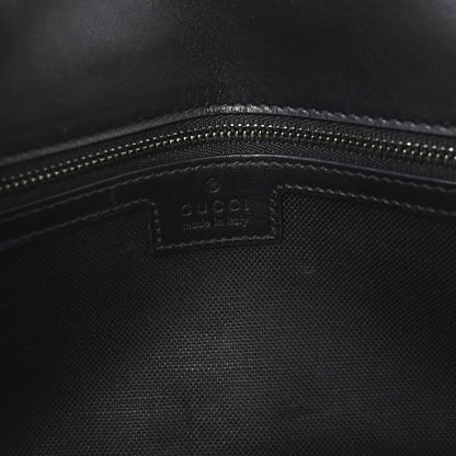 Gucci Calfskin Matelasse Monochrome Small GG Marmont Shoulder Bag Black 6 of 9