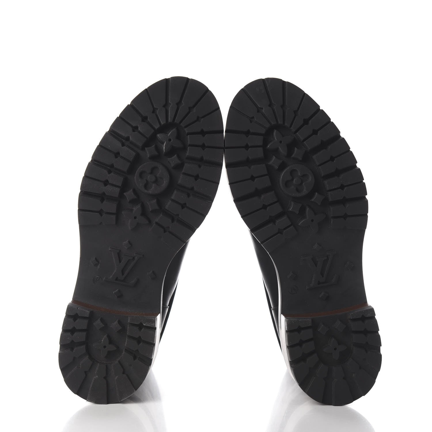 Louis Vuitton Calfskin Monogram Road Trip Flat Boots 38 Black 6 of 11