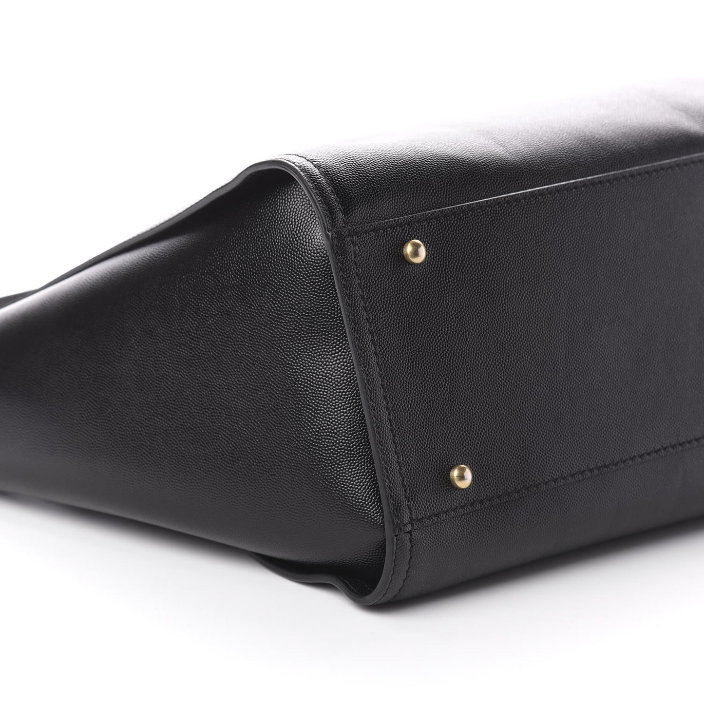 Caviar Medium Studded Deauville Tote Black