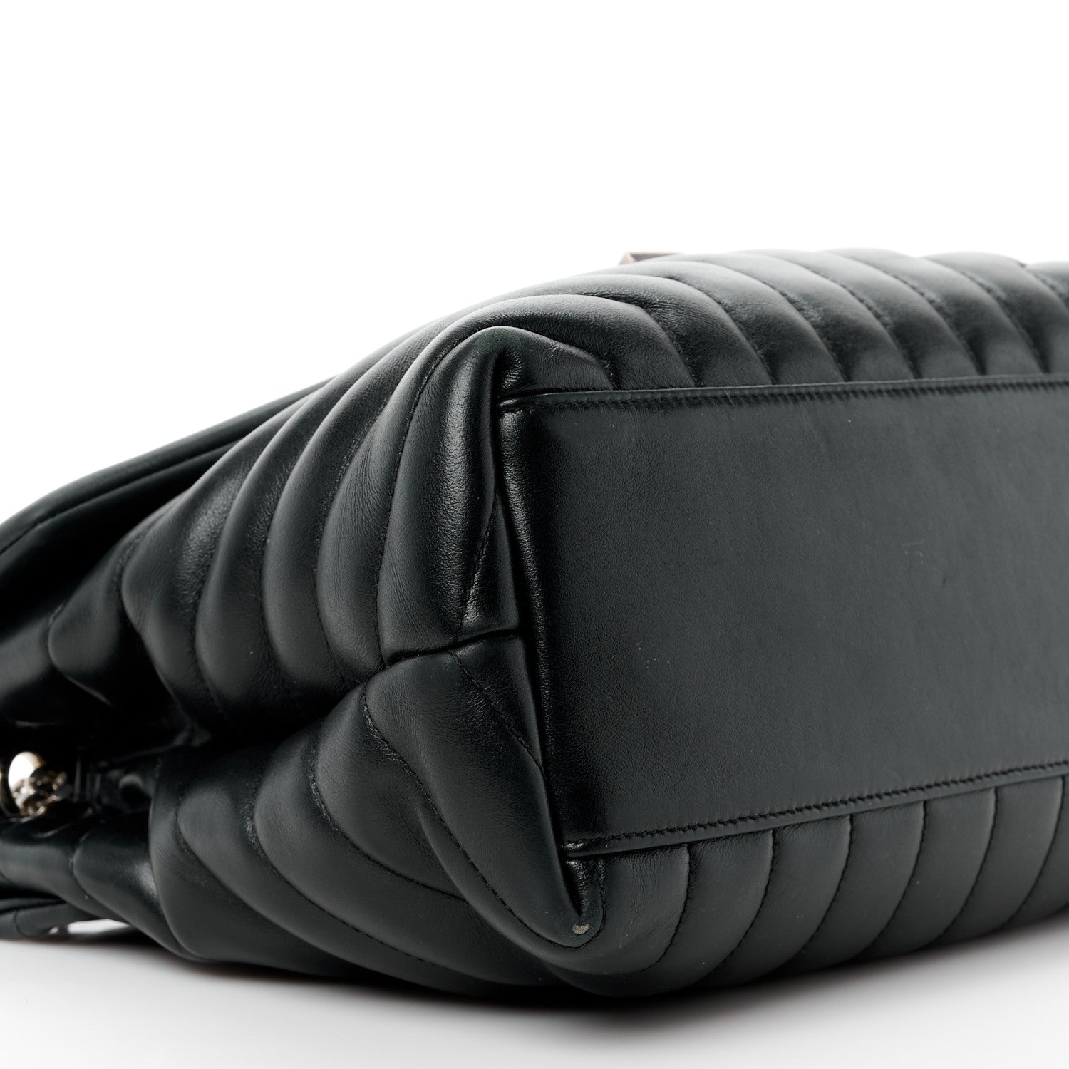 Saint Laurent Calfskin Y Quilted Monogram Medium Loulou Chain Satchel Black 11 of 15
