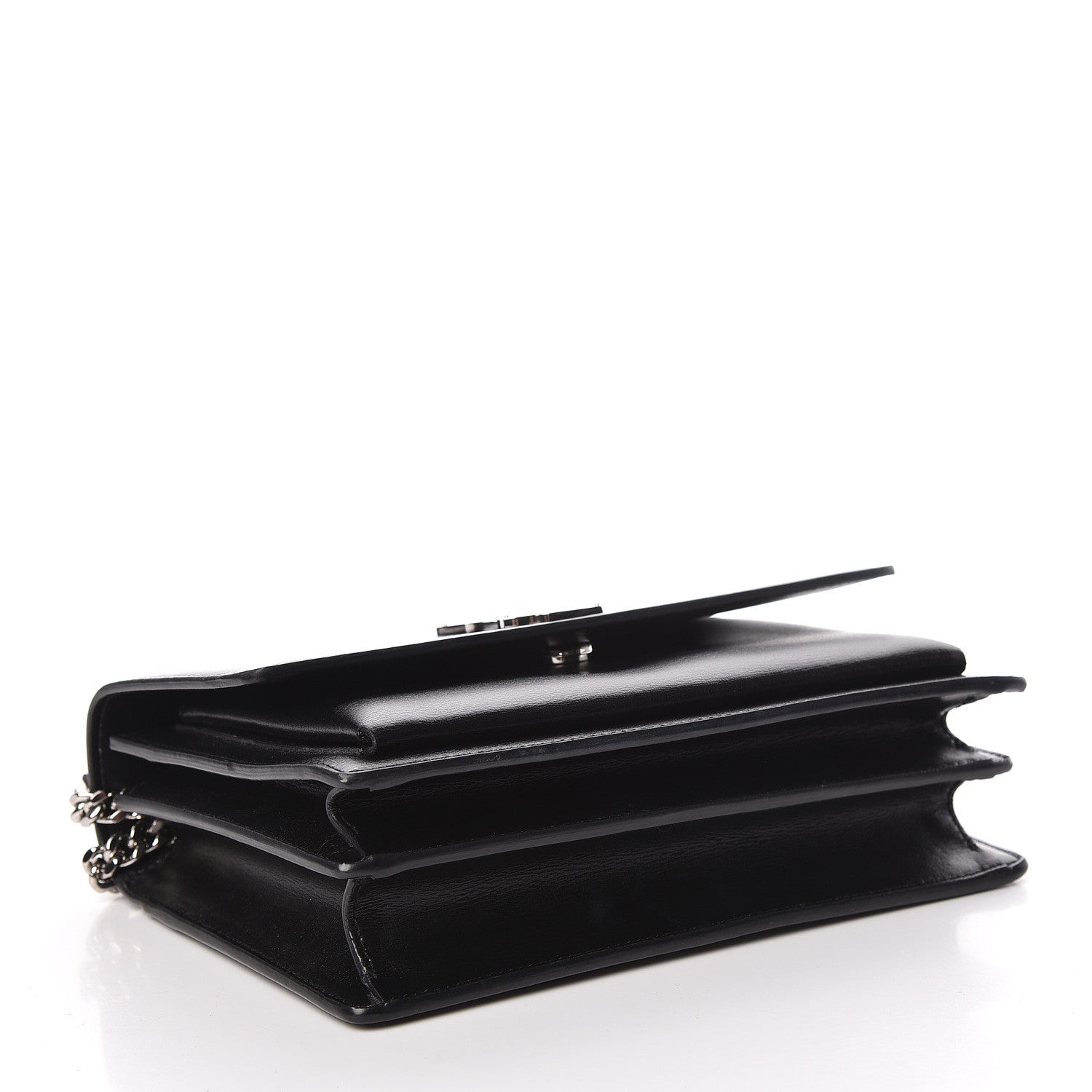 Saint Laurent Calfskin Medium Monogram Sunset Black 4 of 12