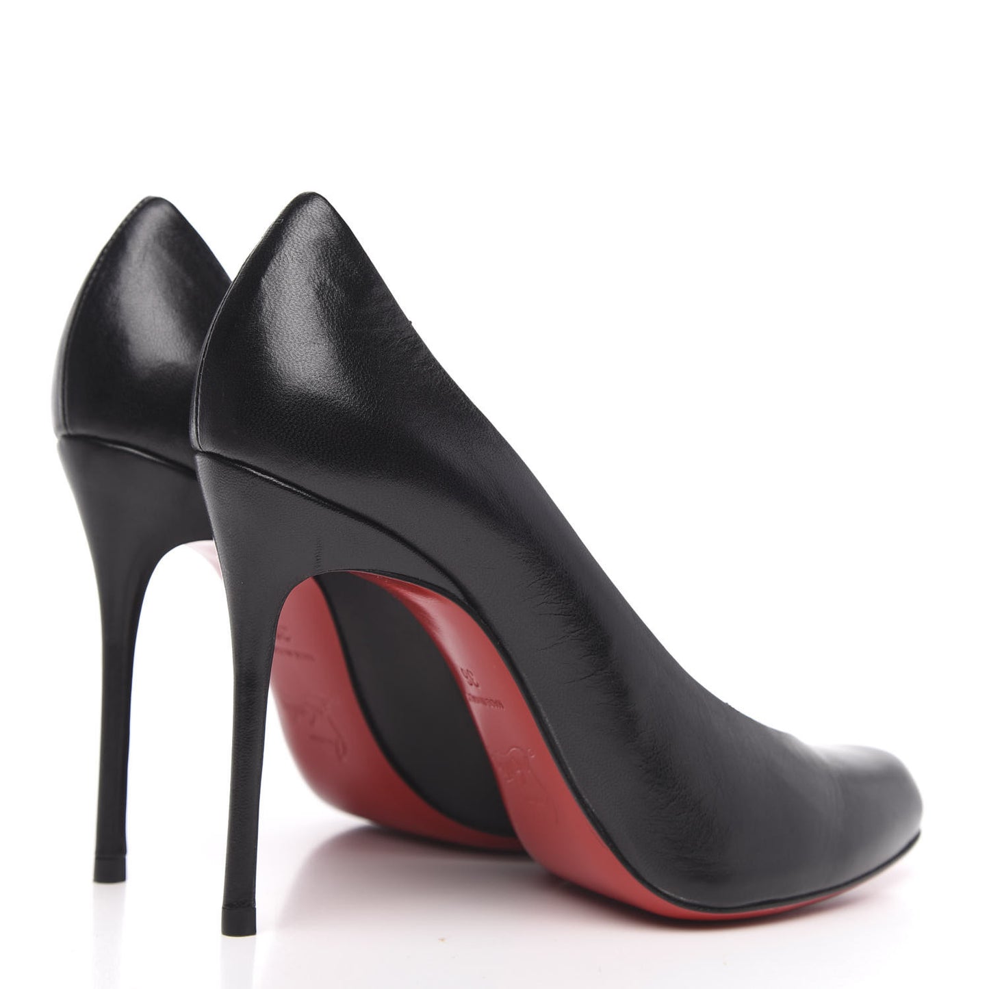 Shiny Nappa 100 Pumps 36 Black