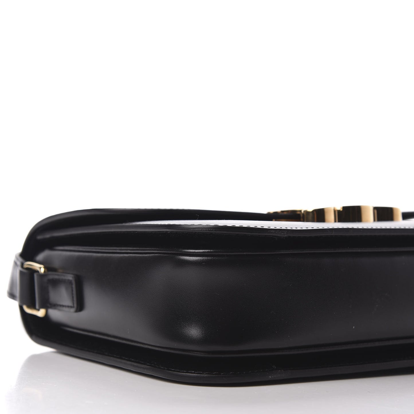 Shiny Calfskin Medium Triomphe Black