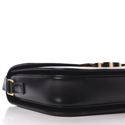 Celine Shiny Calfskin Medium Triomphe Black 7 of 9