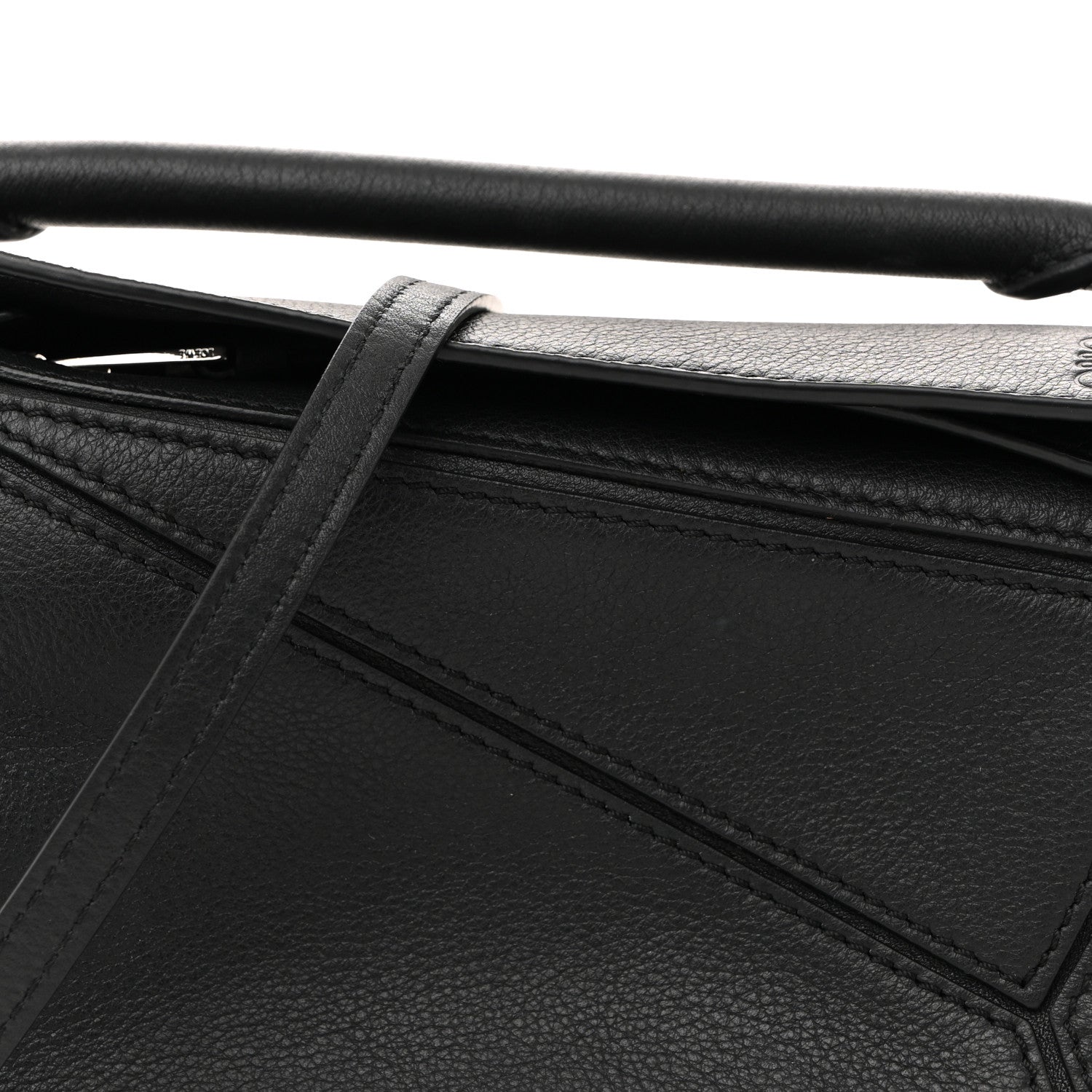 Loewe Calfskin Mini Puzzle Bag Black 14 of 21