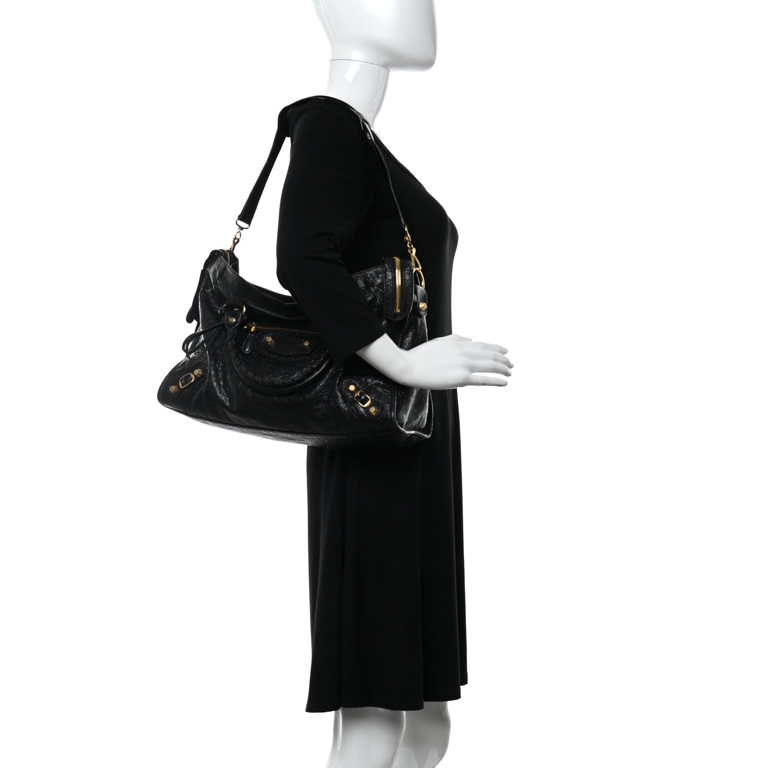 Balenciaga Agneau Giant 12 Gold Hardware City Black 2 of 15