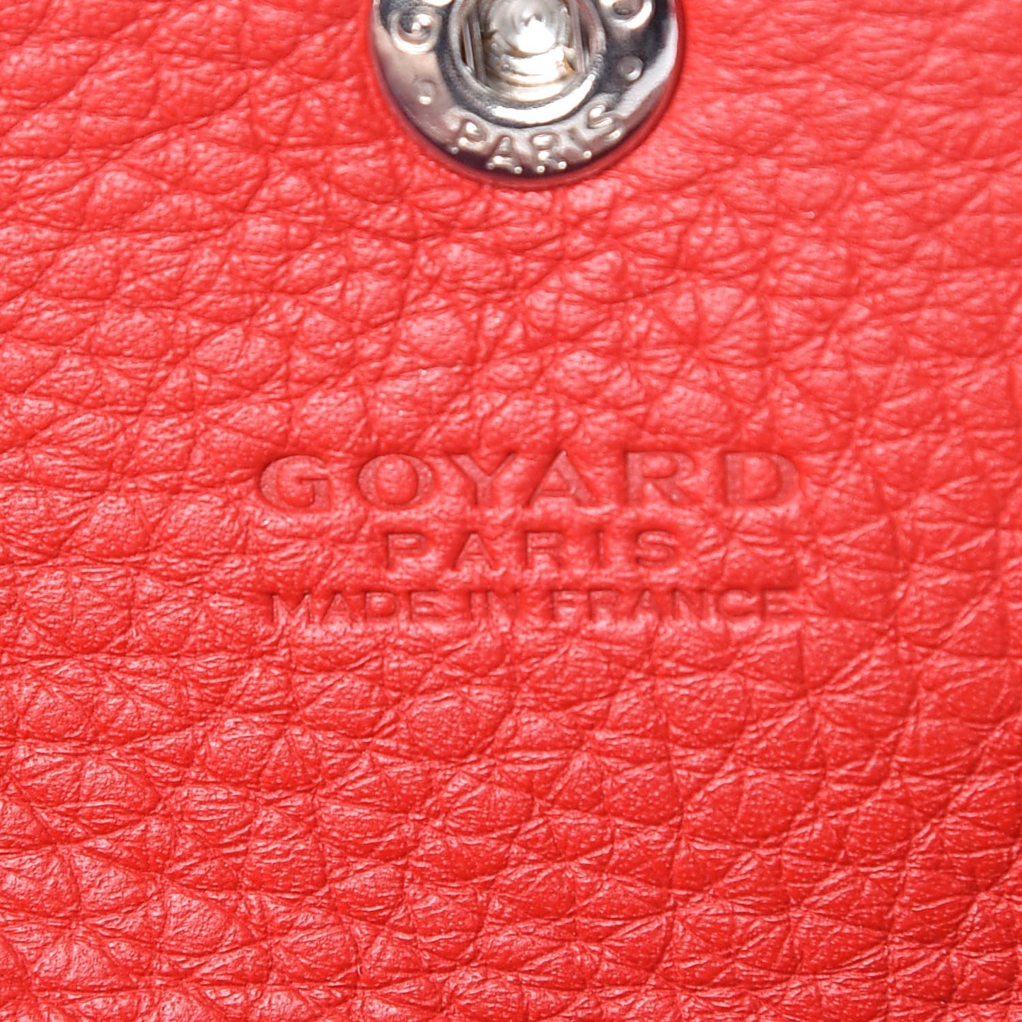 Goyardine Pouch Red