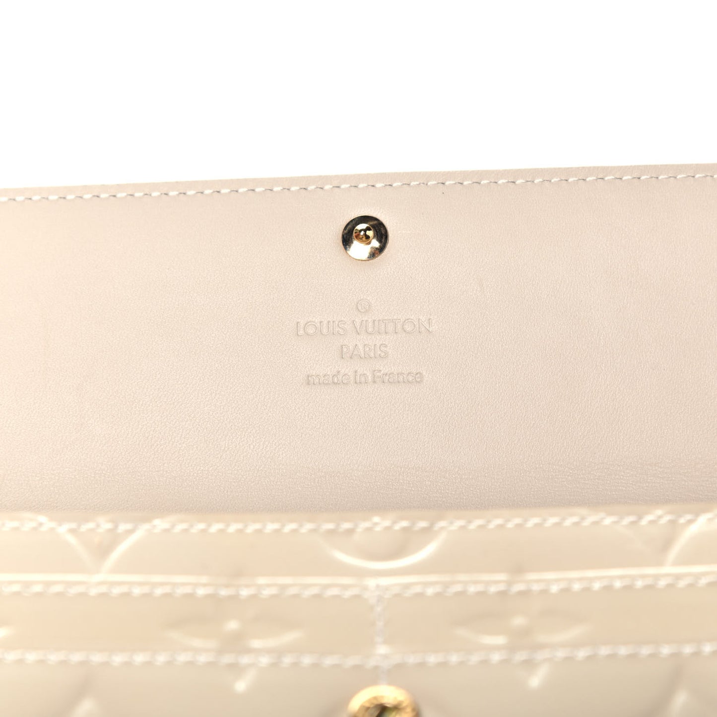Vernis Sarah Wallet Blanc Corail