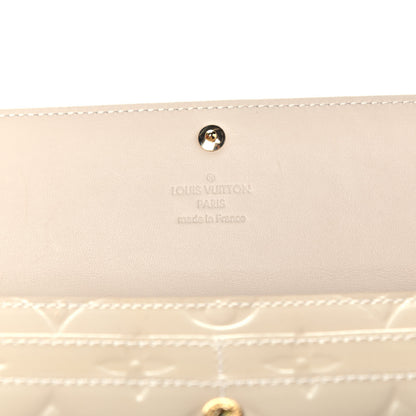 Louis Vuitton Vernis Sarah Wallet Blanc Corail 6 of 6
