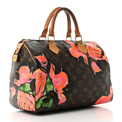 Louis Vuitton Monogram Roses Speedy 30 3 of 13