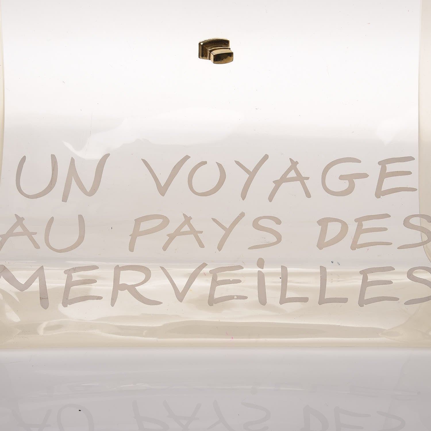Hermes Vinyl Souvenir De L'Exposition Kelly Transparent 18 of 18