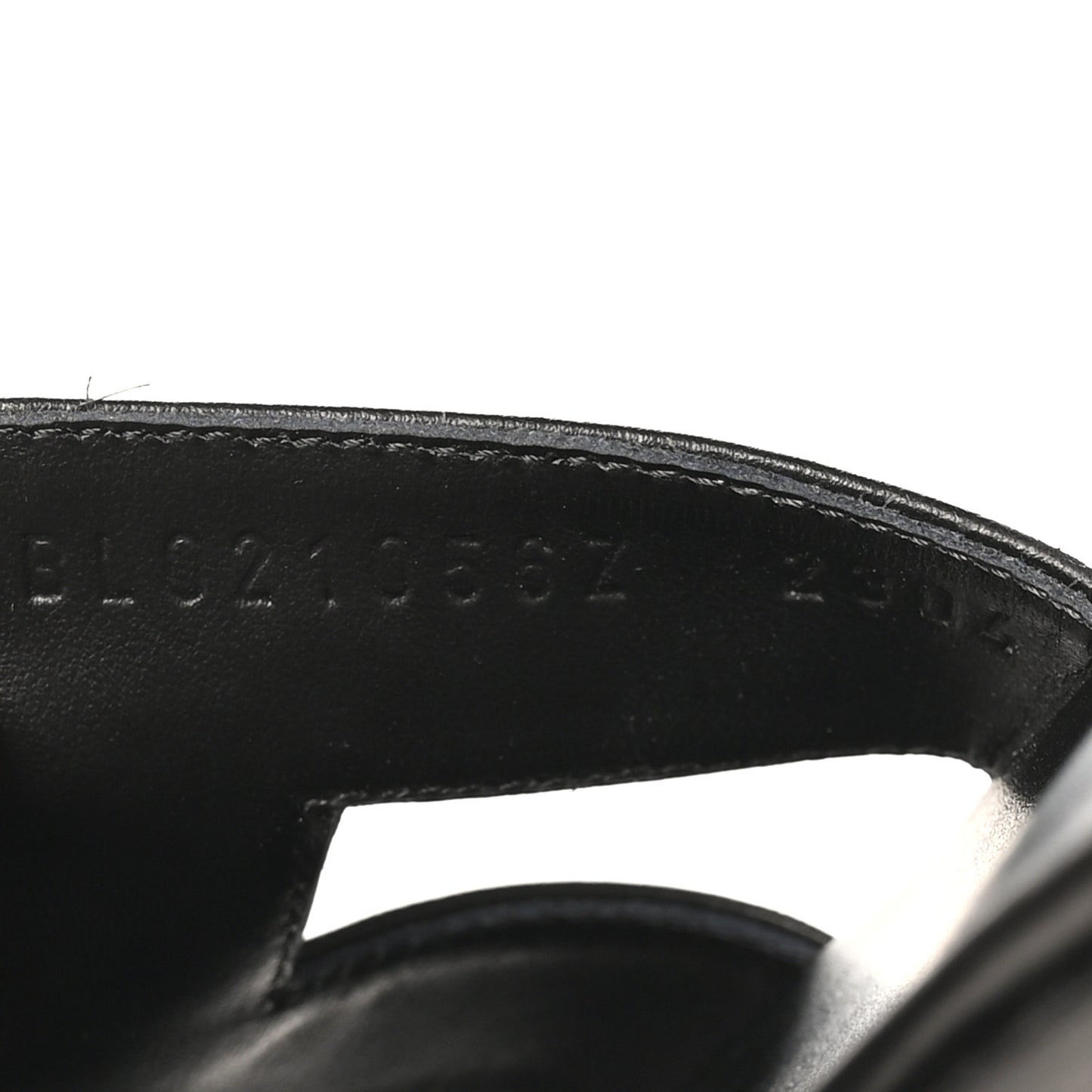 Box Calfskin Oran Sandals 39.5 Black