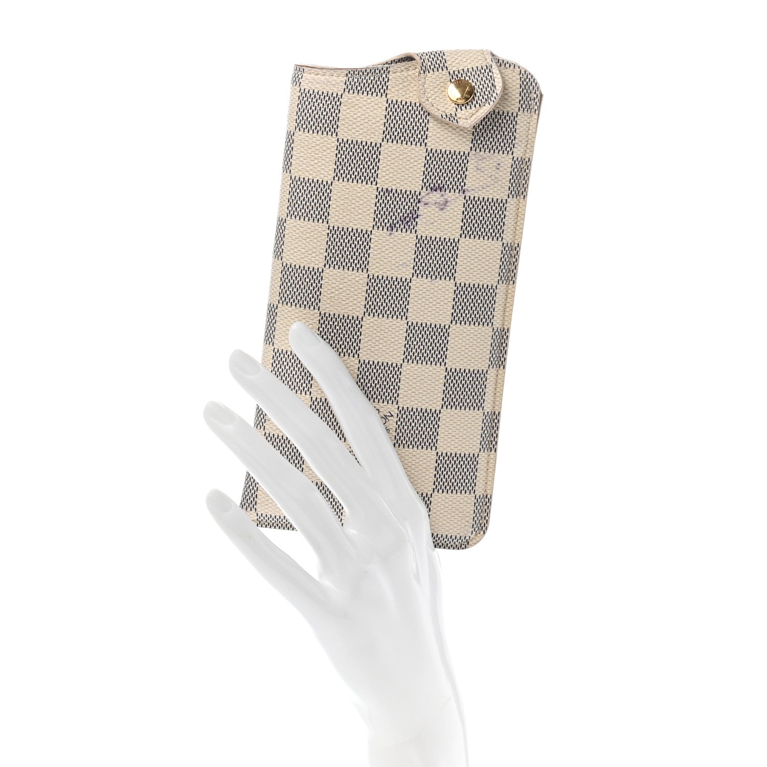 Louis Vuitton Damier Azur Sunglasses Case MM 2 of 11