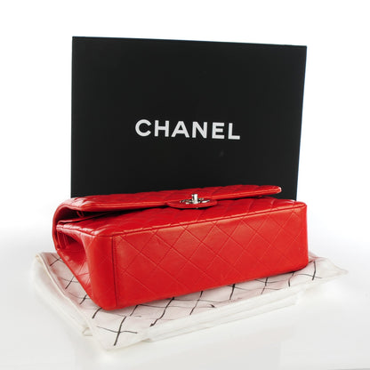 Chanel Lambskin Quilted Maxi Double Flap Red 4 of 8