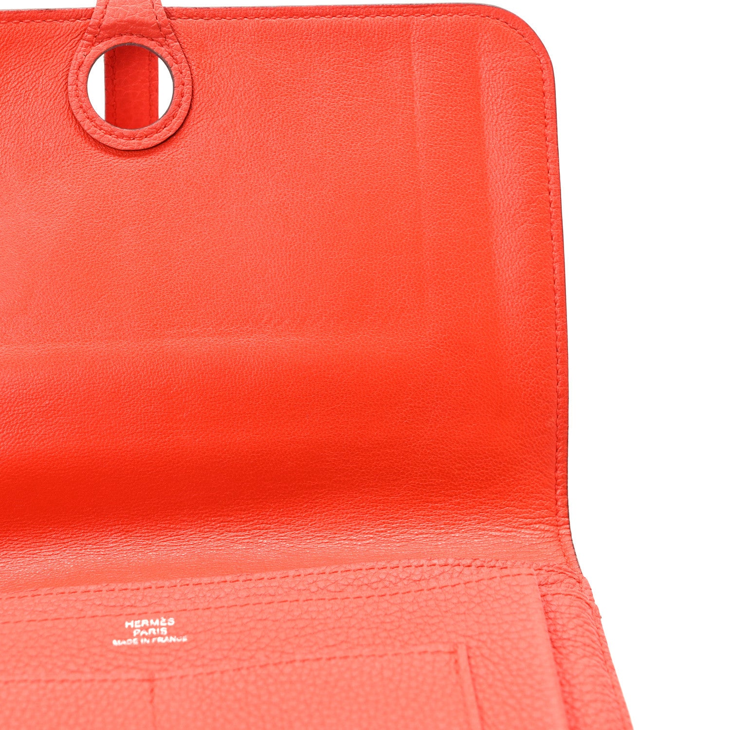 Hermes Togo Dogon Duo Wallet Capucine 14 of 15