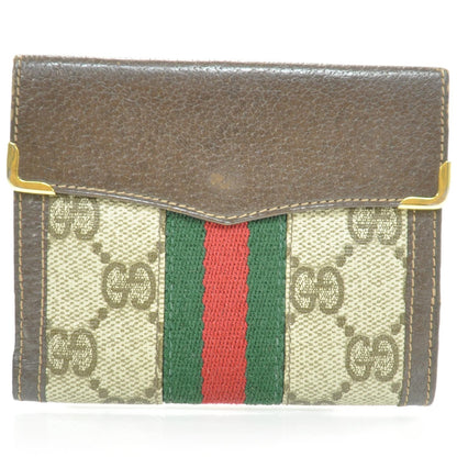 Gucci Monogram Web French Wallet Brown 4 of 7