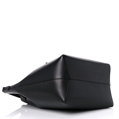 Mansur Gavriel Vegetable Tanned Calfskin Bucket Bag Black Flamma 5 of 10