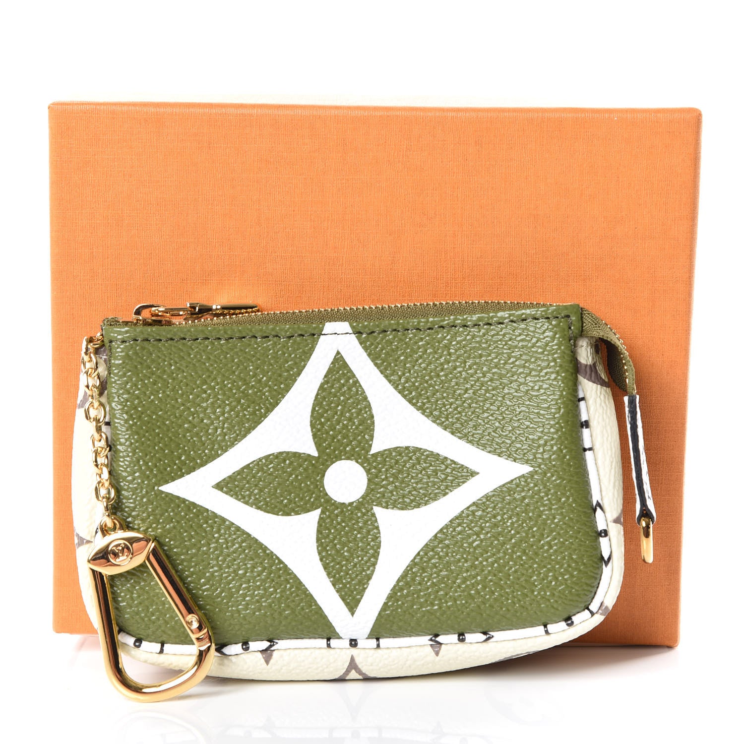 Louis Vuitton Monogram Giant Micro Pochette Accessories Kaki White 10 of 10