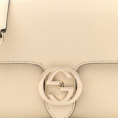 Gucci Dollar Calfskin Interlocking G Crossbody Bag Mystic White 8 of 10