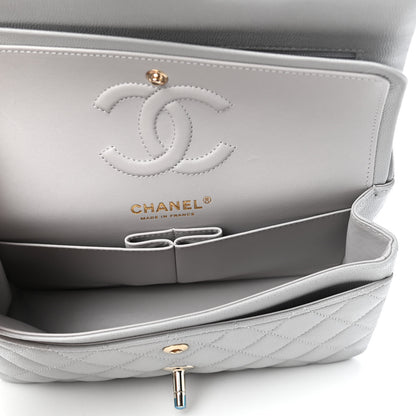 Chanel Caviar Quilted Small Double Flap Grey 5 of 10