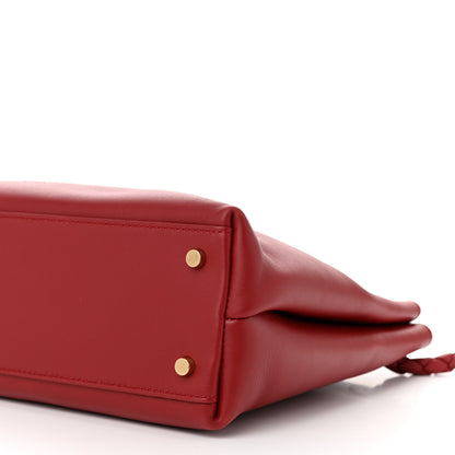 Bottega Veneta Silky Calfskin Medium Andiamo Shoulder Bag Rosewood Space 9 of 9