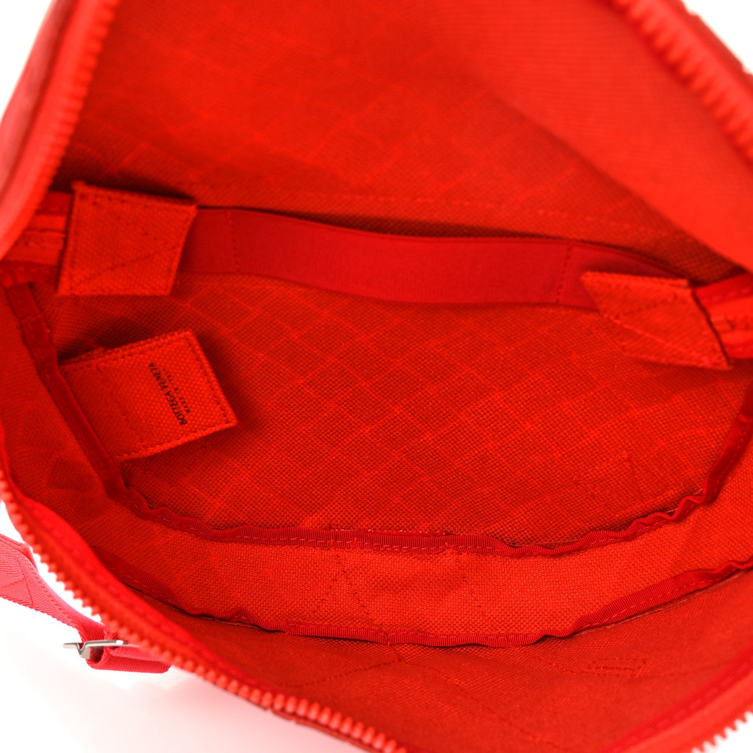 Bottega Veneta Nappa Intrecciato Carved Panels Belt Bag Red 5 of 11