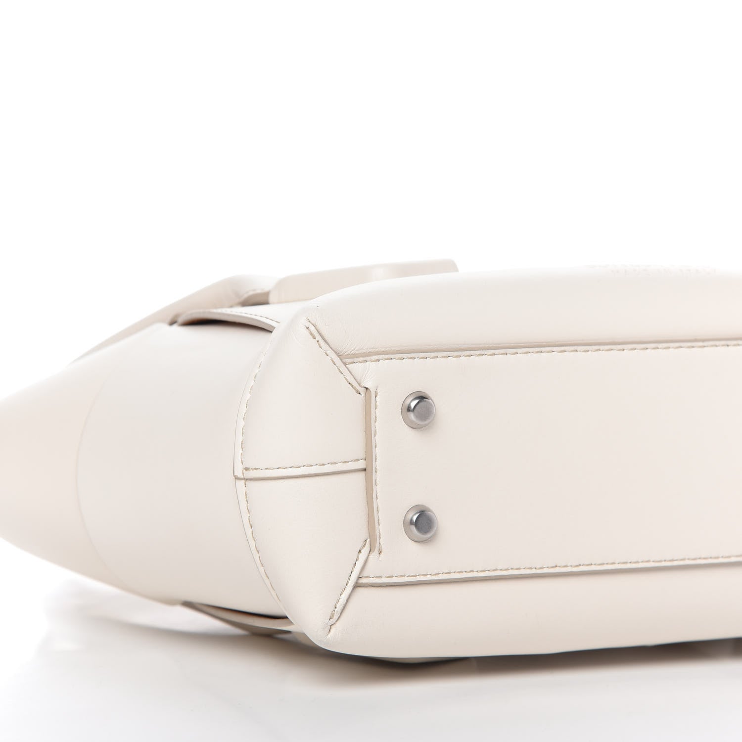 Bottega Veneta French Calfskin Maxi Intrecciato Small Arco Bianco 6 of 9