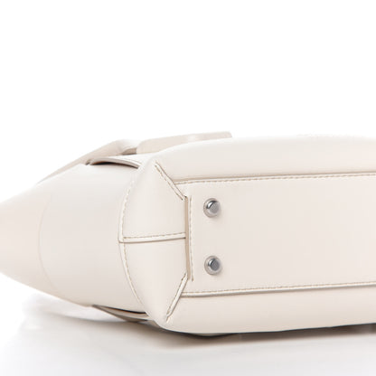 Bottega Veneta French Calfskin Maxi Intrecciato Small Arco Bianco 6 of 9