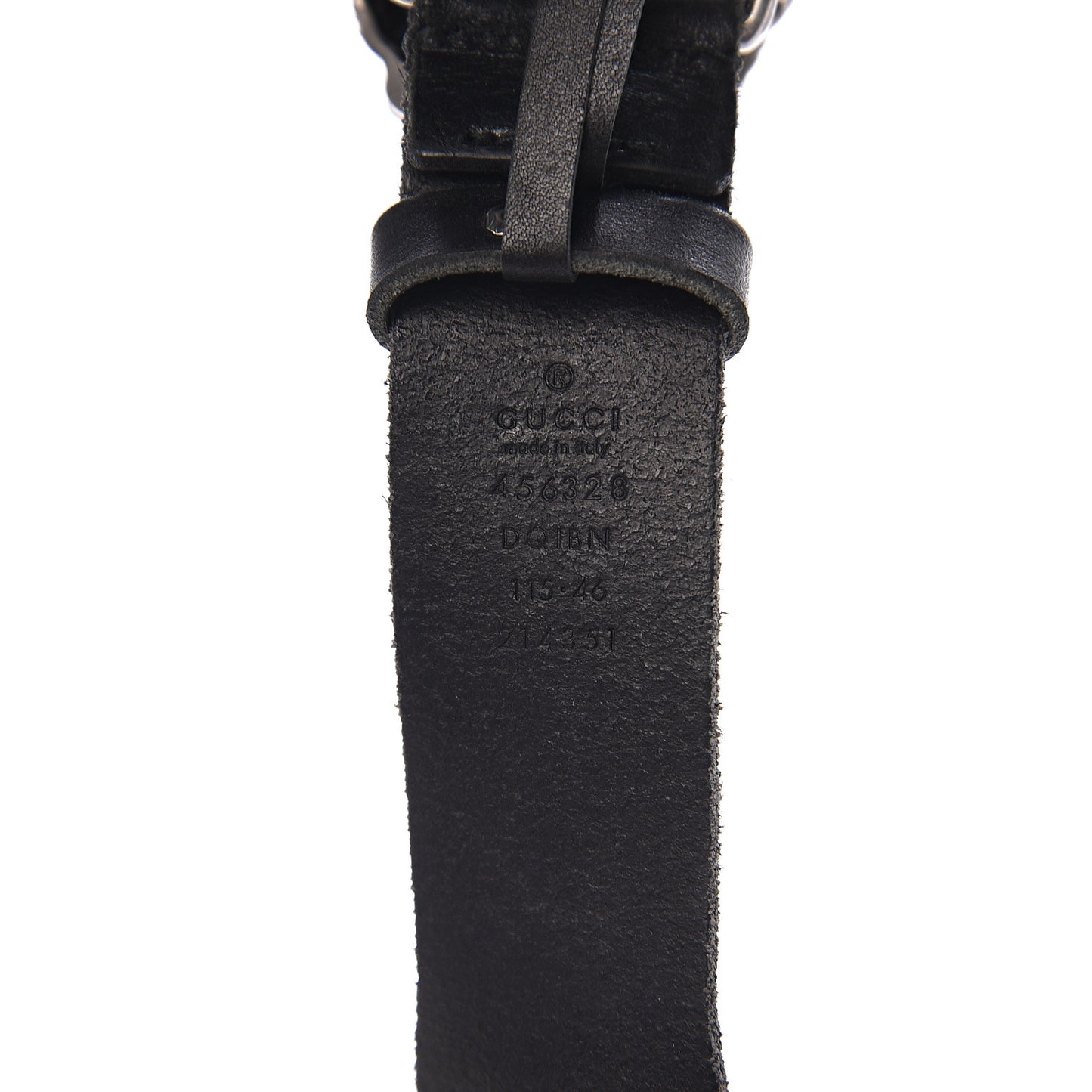 Calfskin Dionysus Braided Belt 115 46 Black