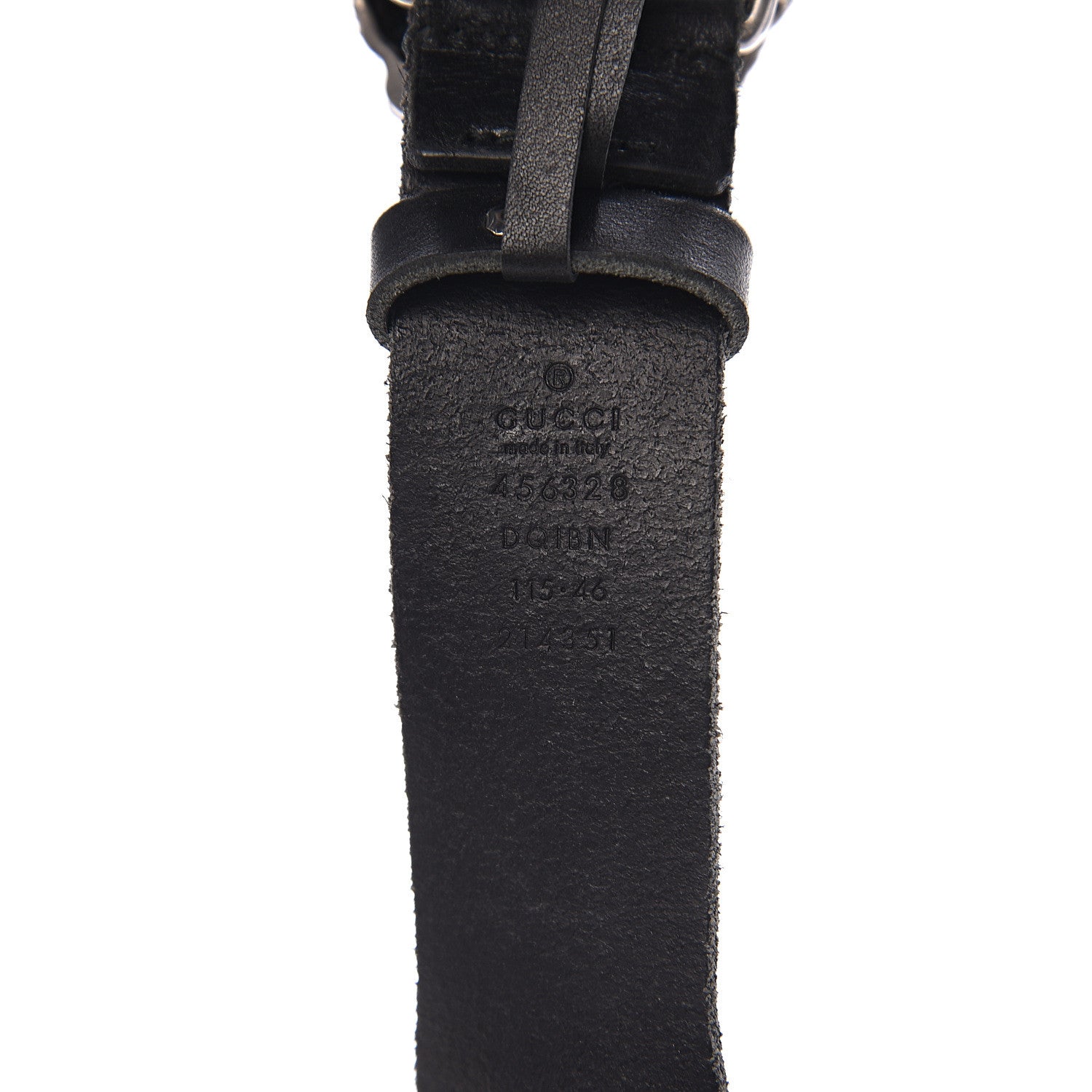 Gucci Calfskin Dionysus Braided Belt 115 46 Black 3 of 3