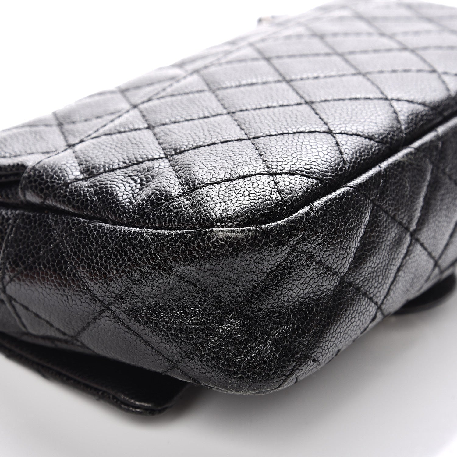 Chanel Iridescent Caviar Quilted Small Chic Flap Black 10 of 11