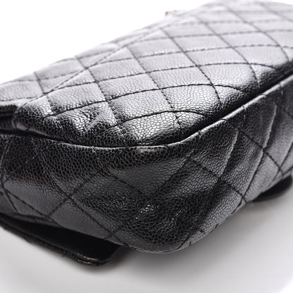 Chanel Iridescent Caviar Quilted Small Chic Flap Black 10 of 11