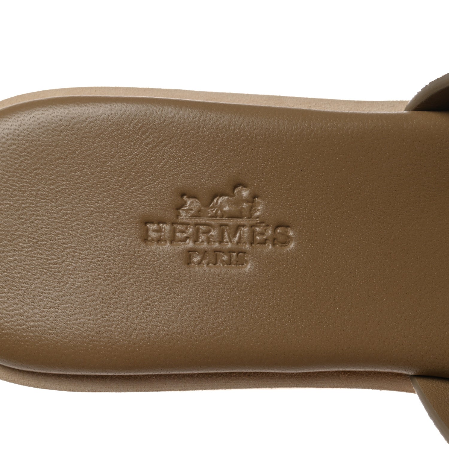 Hermes Suede Goatskin Cork Eze 30 Sandals 38 Beige Argile 7 of 9