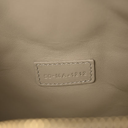 Christian Dior Calfskin Macrocannage Medium Diortravel Nomad Pouch Sand 7 of 10