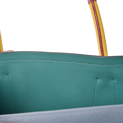 Prada Saffiano Cuir Small Double Bag Astrale Giada Multicolor 15 of 24