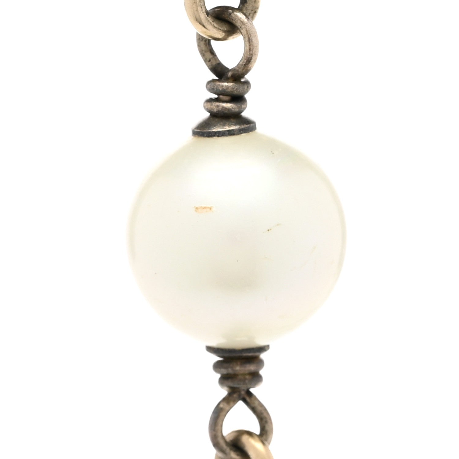 Chanel Baguette Crystal Large CC Necklace Pink 7 of 8