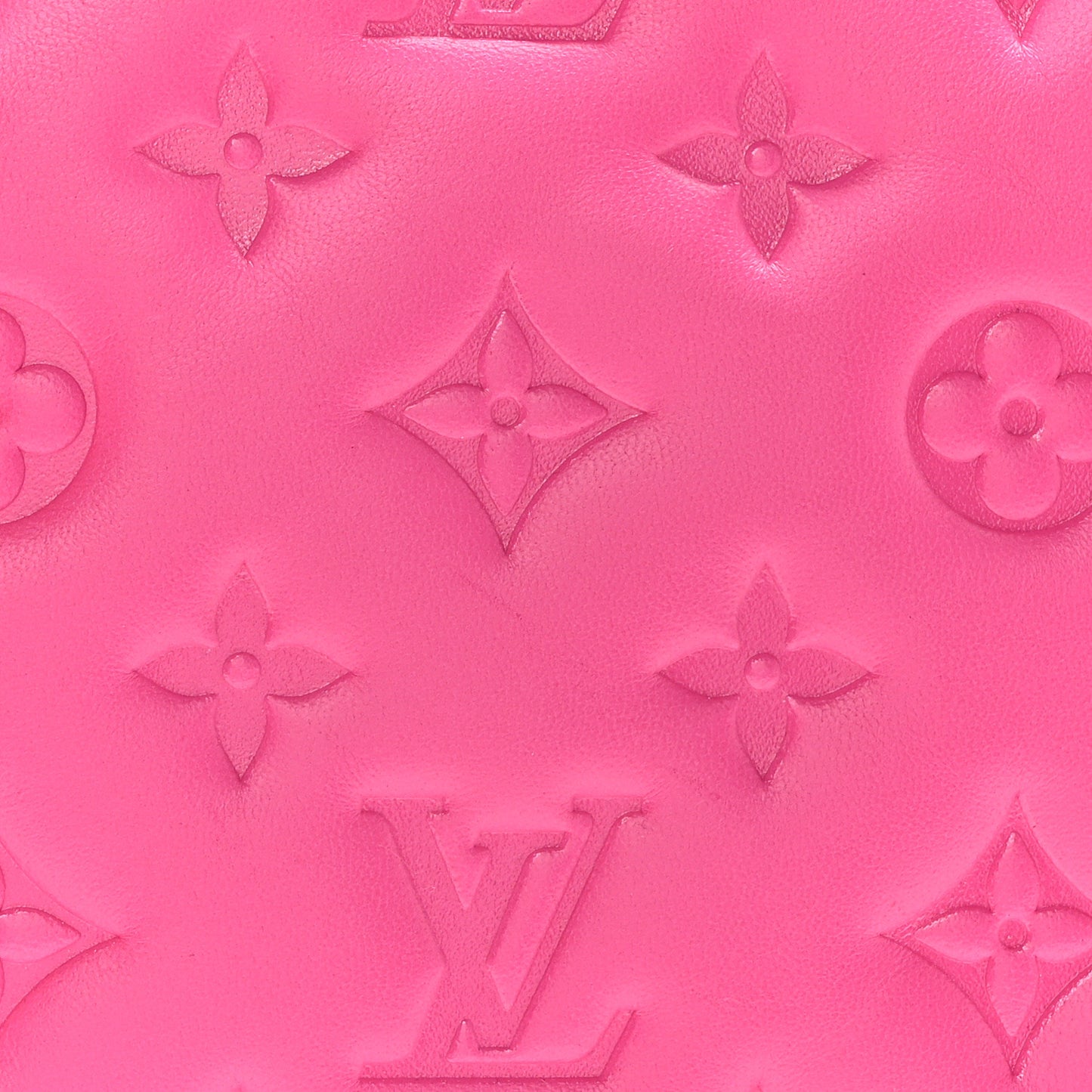 Lambskin Embossed Monogram Coussin PM