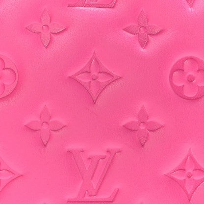Louis Vuitton Lambskin Embossed Monogram Coussin PM 7 of 9