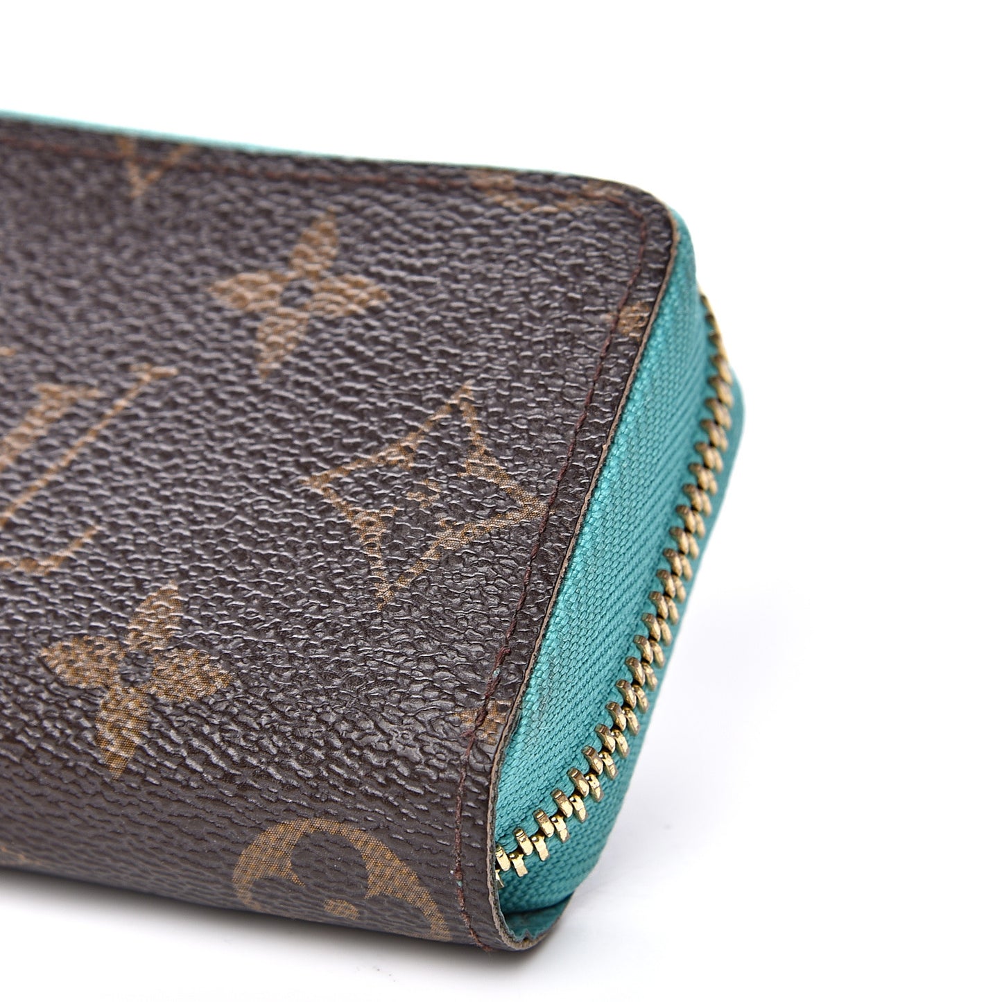 Monogram Zippy Multicartes Turquoise