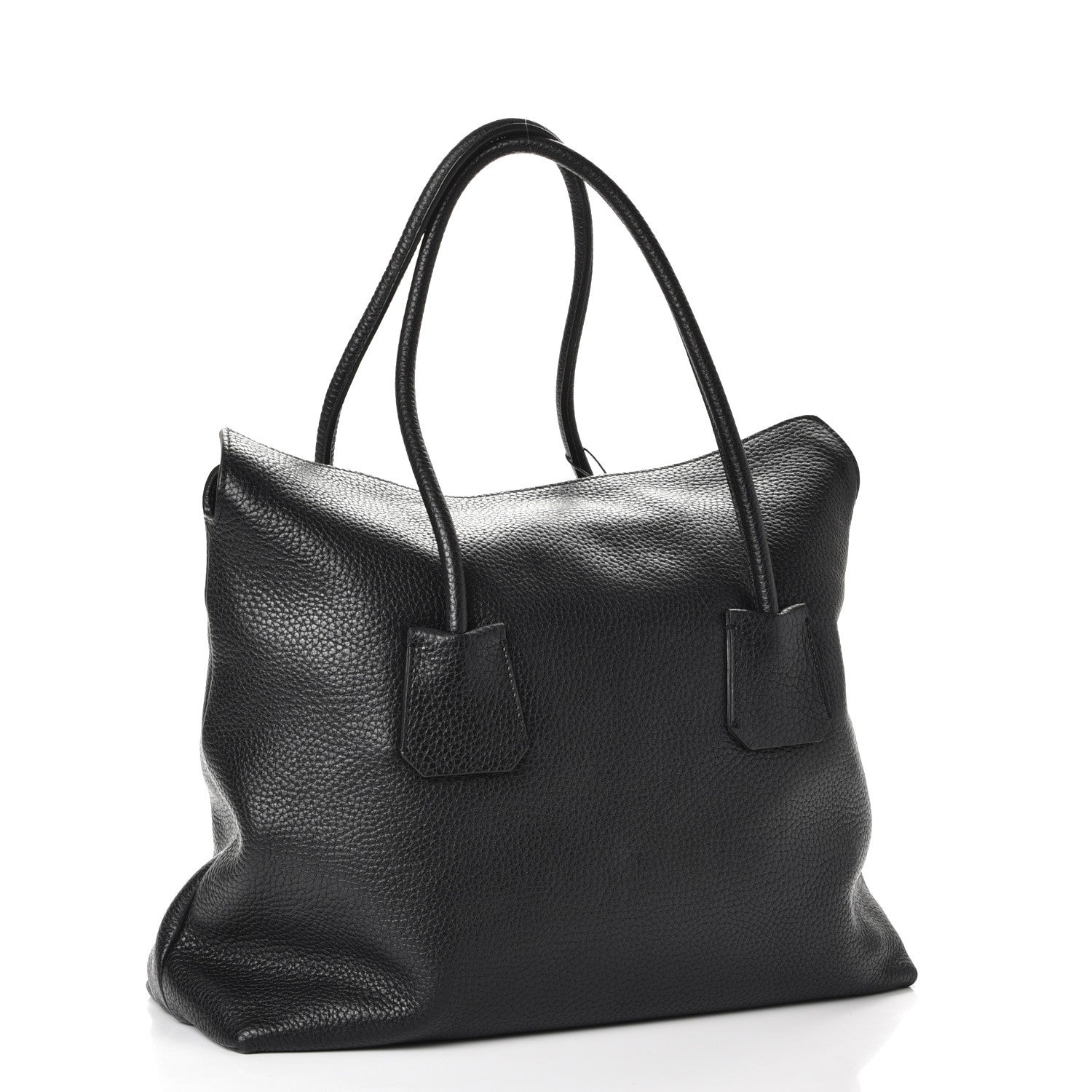 Burberry London Grainy Calfskin Medium Baynard Tote Black 3 of 7