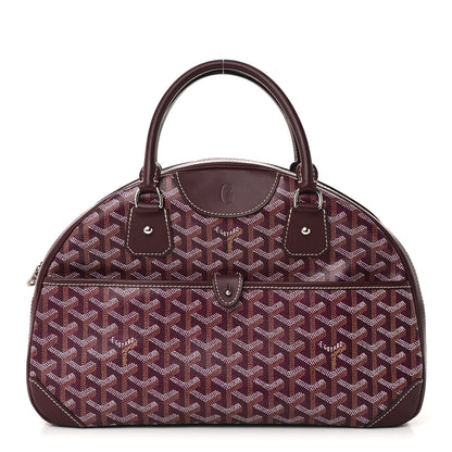 Goyard Goyardine Saint Jeanne MM Bowler Burgundy 1 of 9