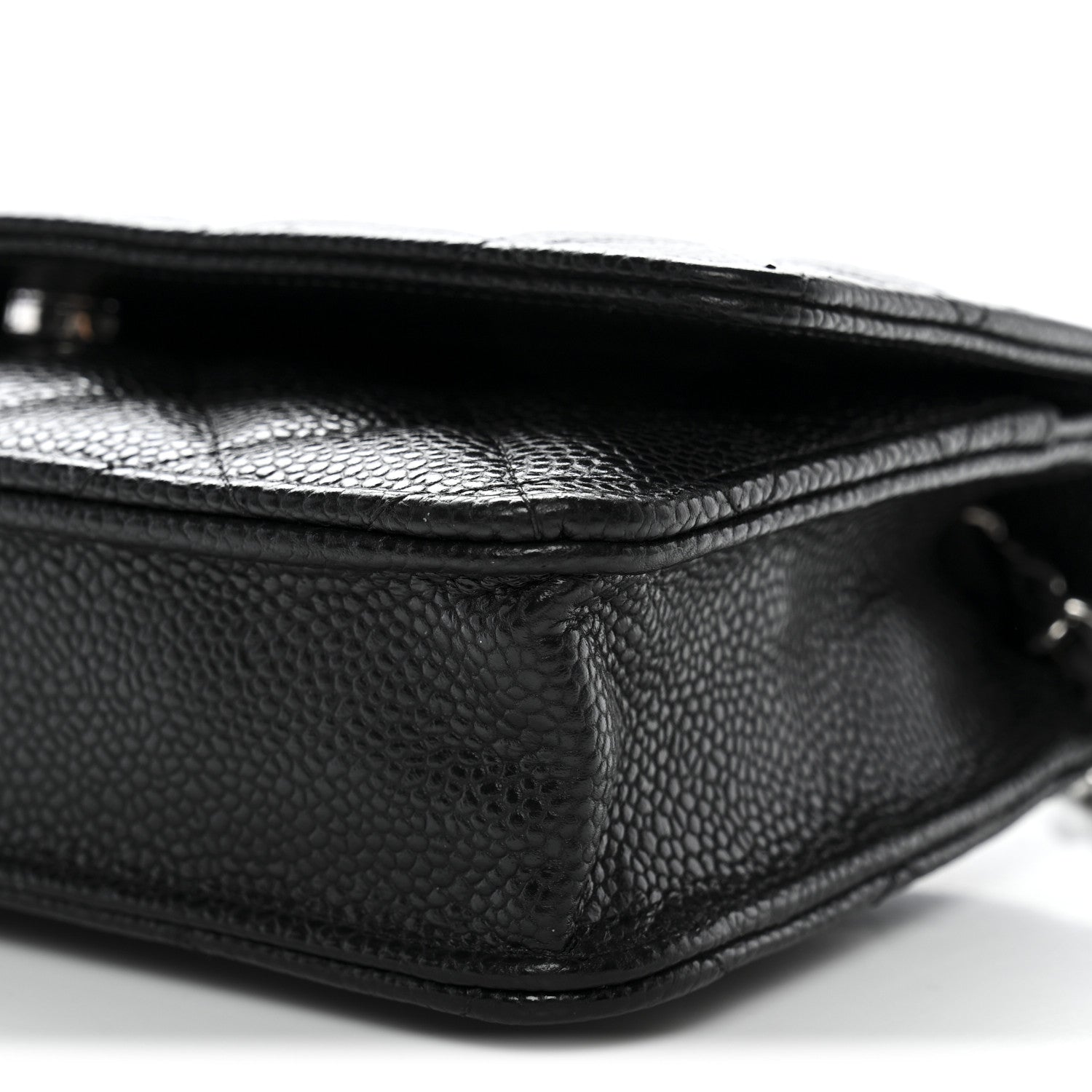 Chanel Caviar Quilted Wallet on Chain WOC Black 11 of 12